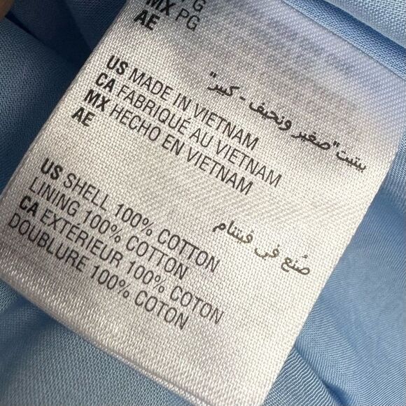 INC INTERNATIONAL CONCEPTS Cotton Floral Midi Shirtdress - Large Petite - NWT - Picture 7 of 9